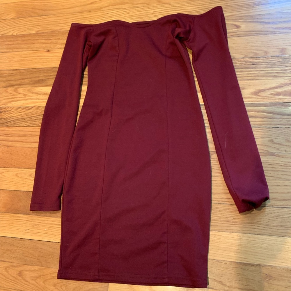 Maroon dress